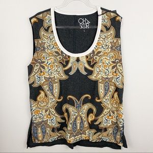 Chaser • Paisley Muscle Tank